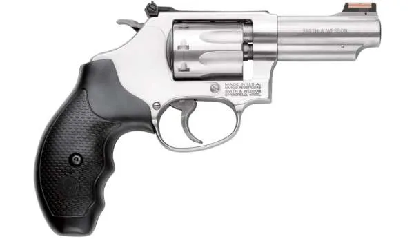 Smith & Wesson Model 63 22LR J-Frame Revolver with Hi-VIZ Fiber Optic Red Sight
