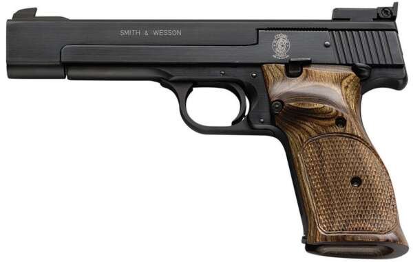 Smith & Wesson Model 41 22 LR Rimfire Pistol 5.5-inch with Wood Target Grips