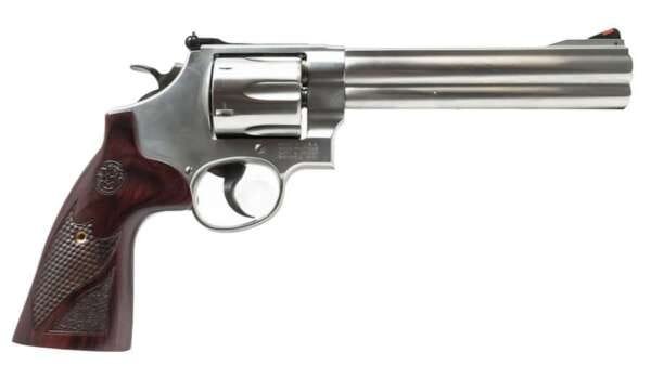 Smith & Wesson 629 Deluxe 44 Magnum Revolver with Textured Wood Grips