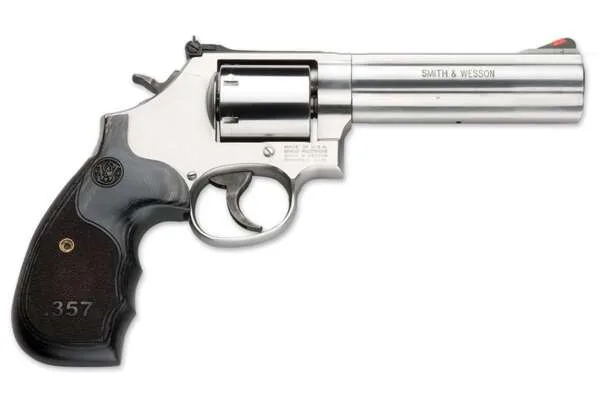 Smith & Wesson 686 357 Magnum 5-Inch Talo Exclusive with Custom Wood Grips