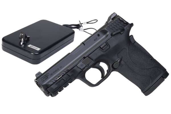 Smith & Wesson M&P380 Shield EZ 380 ACP Pistol w/ Thumb Safety and Lockdown Large Handgun Vault