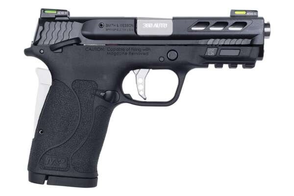 Smith & Wesson M&P380 Shield EZ Performance Center 380 ACP Pistol with Silver Ported Barrel