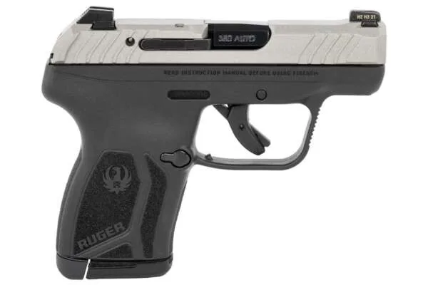 Ruger LCP Max 380 ACP Pistol with Savage Silver Cerakote Slide