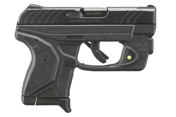Ruger LCP II 380 ACP Pistol with Viridian E-Series Green Laser