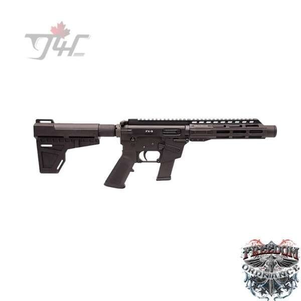 Freedom Ordnance FX-9 P8 W/Athlon TSR2 Red Dot 9mm 8″ Black