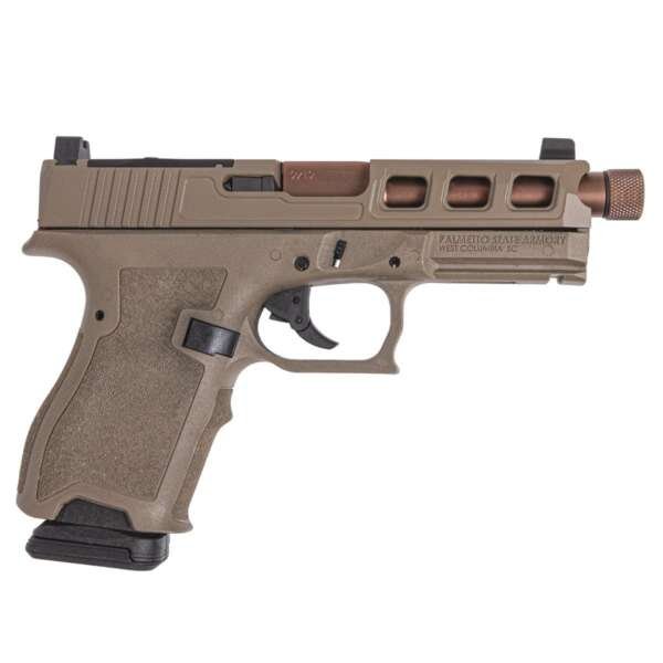 Blem PSA Dagger Compact 9mm SW3 RMR Pistol W/ Copper Threaded Barrel, Flat Dark Earth