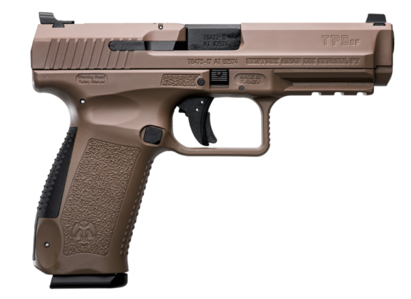 CANIK TP9SF 9mm Pistol, 4.46" Barrel, Adjustable Sights, Flat Dark Earth - HG4866DN