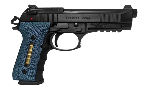 EAA Girsan Regard Sport Gen 4 9mm Pistol, Black/Blue - 390087