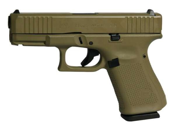 Glock 19 Gen 5 FS 9mm Pistol, Flat Dark Earth - PA195S203FDE