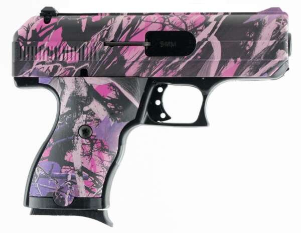 Hi-Point 9mm 8+1 Round Semi Auto Handgun, Pink Camouflage - 916PI