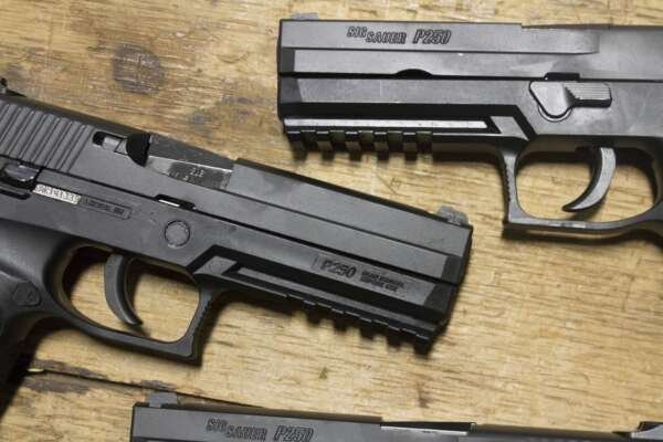 Sig Sauer P250 Full-Size 40 S&W DAO Police Trade-ins with Night Sights (Very Good Condition) - Image 2