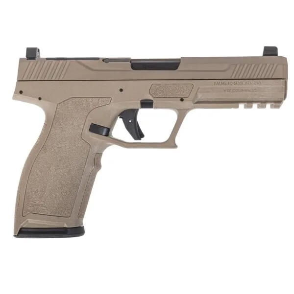 PSA 5.7 ROCK COMPLETE PISTOL, Optics Ready, Non-Threaded Barrel, FDE