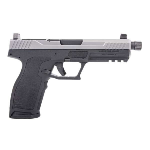 PSA 5.7 Rock Optics Ready Complete Pistol W/Threaded Barrel, 2-Tone, Stainless/Black