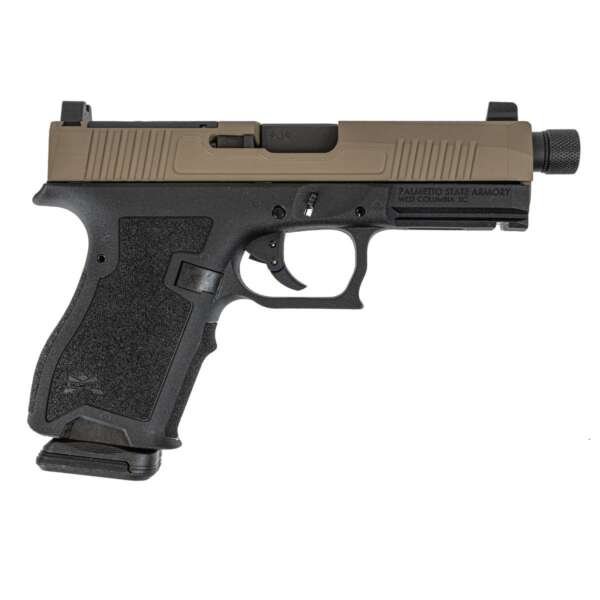 PSA Dagger Compact 9mm Pistol With Extreme Carry Cut Doctor Slide & Threaded Barrel, 2-Tone Flat Dark Earth