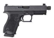 PSA Dagger Compact 9mm Pistol With Extreme Carry Cuts RMR Slide, Threaded Barrel - 2-Tone Gray With PSA Soft Case