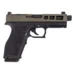 PSA Dagger Full Size - S 9mm, Pistol with SW1 RMR RearSight Slide, Sniper Green, Threaded Barrel, with Black Frame