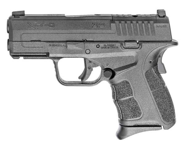 Springfield Armory XDs Mod2 OSP 9mm Pistol, Black - XDSG9339BOSP